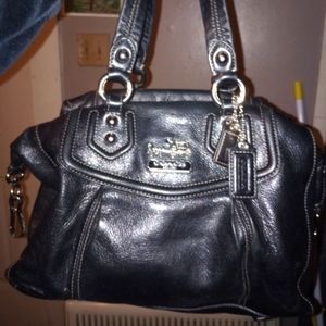 Coach Black Leather Handbag